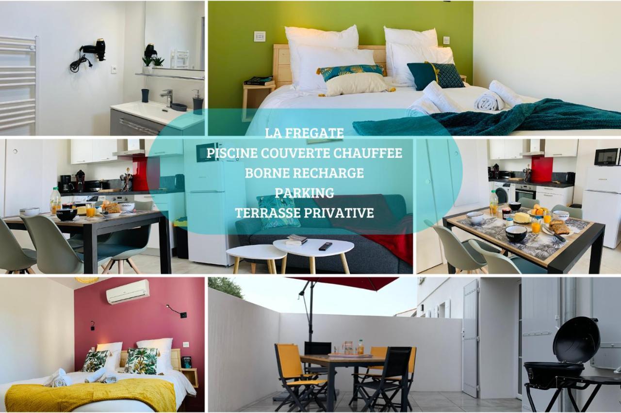 Le Vaisseau Maison Avec Piscine/Parking/Wifi/Plages 5Kms Ле-Мат Екстер'єр фото