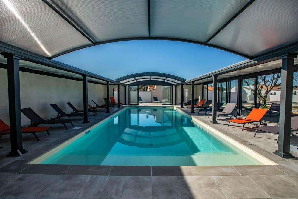 Le Vaisseau Maison Avec Piscine/Parking/Wifi/Plages 5Kms Ле-Мат Екстер'єр фото