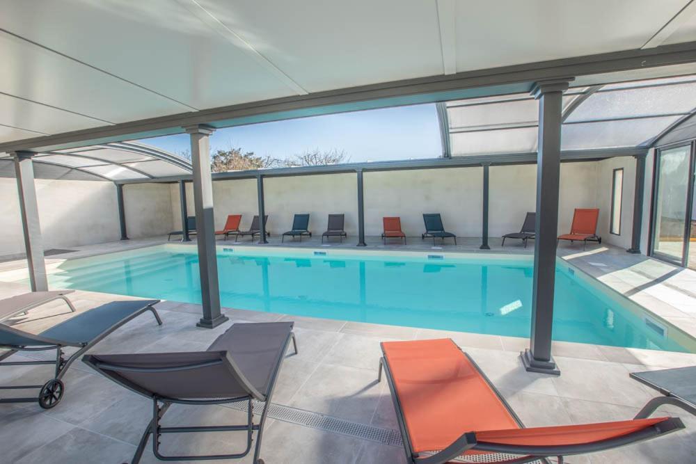 Le Vaisseau Maison Avec Piscine/Parking/Wifi/Plages 5Kms Ле-Мат Екстер'єр фото