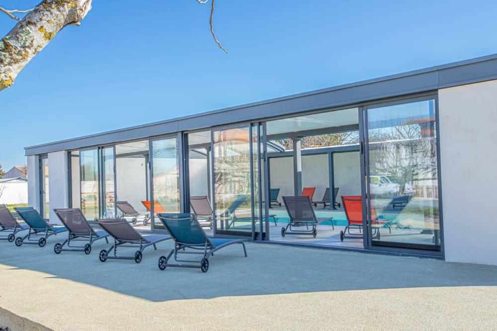 Le Vaisseau Maison Avec Piscine/Parking/Wifi/Plages 5Kms Ле-Мат Екстер'єр фото