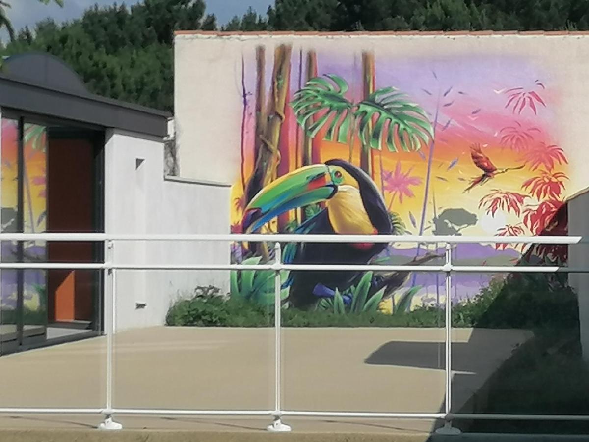 Le Vaisseau Maison Avec Piscine/Parking/Wifi/Plages 5Kms Ле-Мат Екстер'єр фото